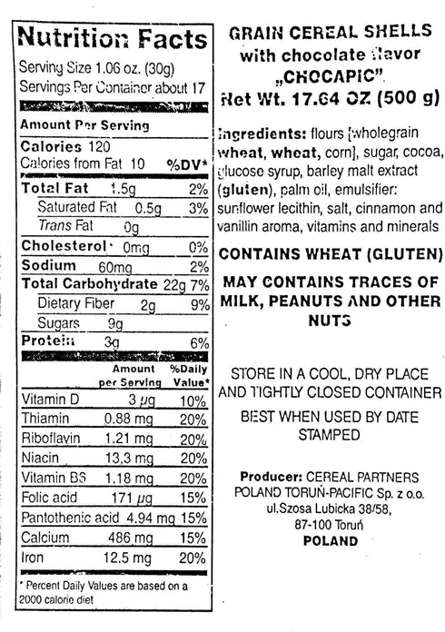 Chocapic 450g Nestle Wholegrain Chocolate Cereal