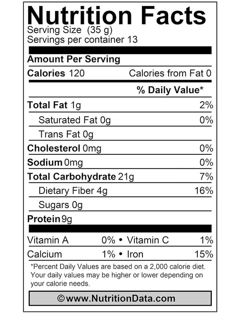 1Lbs McCabe Organic Red Lentils - Red Lentils Dry | Rich with Fiber & Minerals | USDA and CCOF Certified | Product