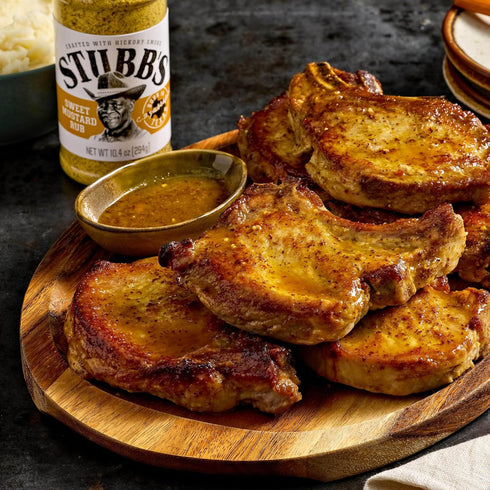 10.4 oz Stubbs Rub, Sweet Mustard, Tangy, Sweet & Smoky Flavor, Dry Barbecue Rub for Chicken Wings, Grilled Chicken