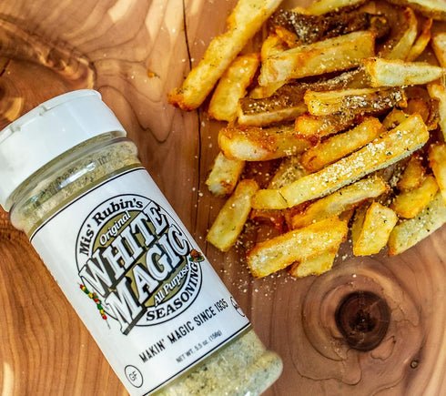 Gourmet All-Purpose Seasoning (5 oz.) Original White Magic Dry Rub Spice Powder for Seafood and Vegetables