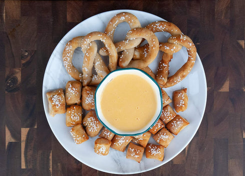 (13.1 (Pack 1), Mom's Place Gluten Free Soft Pretzels with Sea Salt Mix, Soft Pretzel Making Kit Ounce of Pretzels)