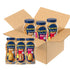 PLANTERS Peanuts Variety Pack, Dry Roasted Nuts, 16 oz Jars, (Pack of