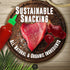 2 3's, (2 (Pack 2), Kaimana Ahi Tuna Jerky Sriracha Ounce - Paleo Style - Premium Fish Jerky Made in the USA. High