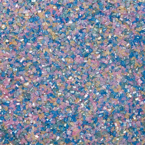 3.6 oz Pearlescent Sugar Crystals | Ideal Decoration Solution for Cakes, Cookies, Cupcakes & Desserts | Sugar Crystals
