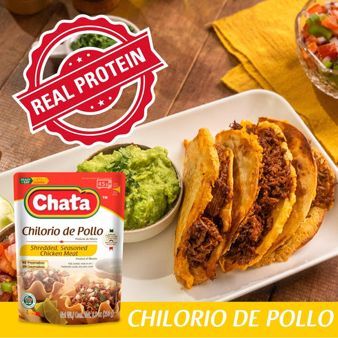 8.8 oz Chata Mexican Chicken Chilorio, Ready to Eat