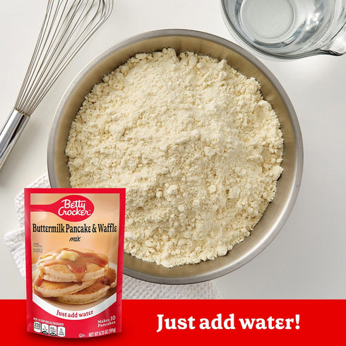 6.75 oz. (Pack 9) Betty Crocker Buttermilk Pancake and Waffle Mix
