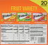 280 (20 Packs -14 Trident Sugar Free Gum Fruit Variety Total Sticks Sticks)