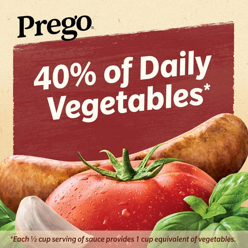 44 OZ (Pack 2) Prego Italian Sausage and Garlic Meat Sauce, Jar