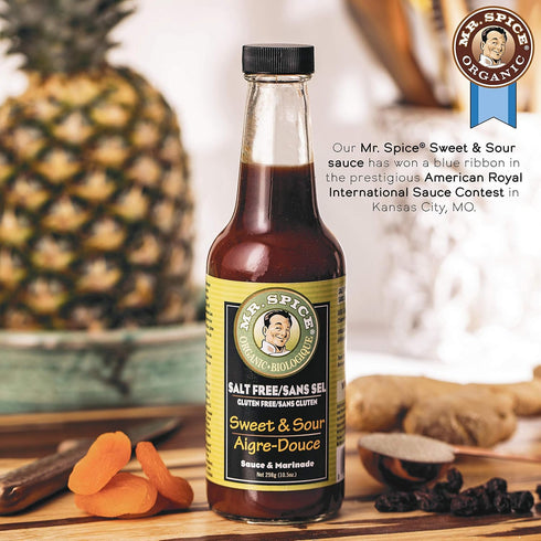 Mr. Spice Organic Salt Free Sauce - Sweet & Sour, Single