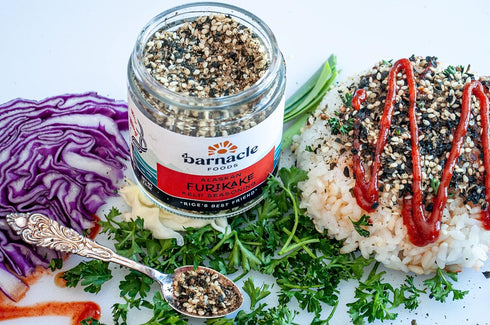 2.5 oz. 2 Pack Barnacle Foods Furikake Kelp Seasoning | | Japanese Inspired Rice Seasoning | Seaweed Seasoning