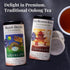 The Republic of Tea Dragon Oolong Tea Tin, 36 Tea Bags, Naturally Caffeinated