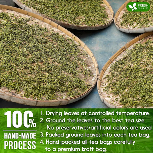 135 100% (135 FreshDrinkUS, Premium Rosemary Leaf Tea Bags, Natural and Pure Rosemary Dried Leaves, Pure Herbal Tea, No