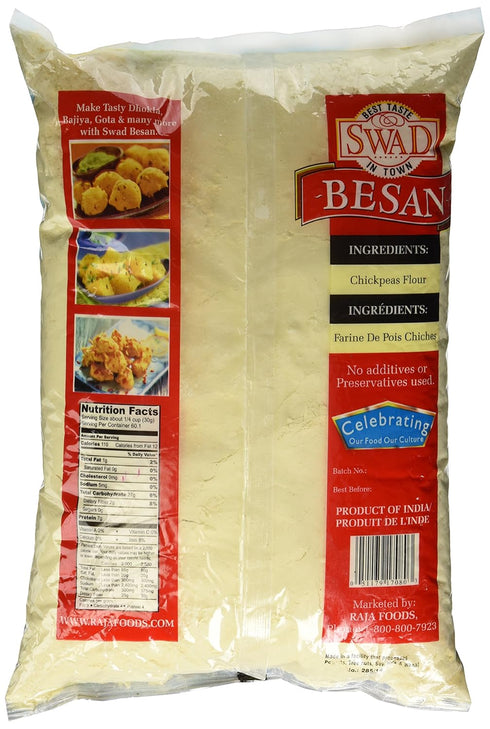 Swad 4lb, Besan (Gram or Chick Pea Flour) - Indian Groceries