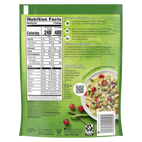 4.5 oz (Pack 8) Knorr Pasta Sides Pasta Sides Dish, Butter