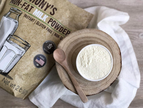 2 lb, Anthony's Non Fat Milk Powder, Instant, Gluten Free & Non GMO
