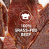 Packed 100% 2.7 KRAVE All Natural Beef Jerky, Sea Salt - Protein Snacks Roasted for Maximum Flavor - Grass Fed Beef
