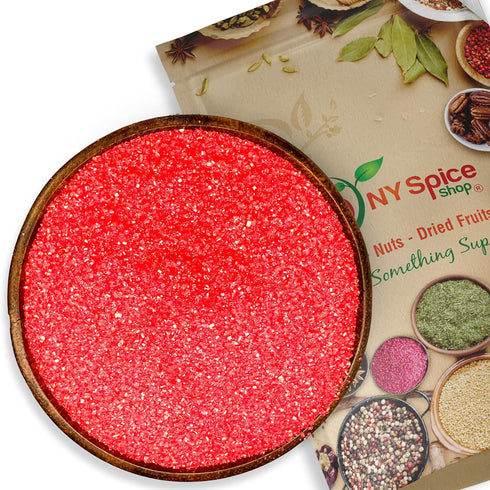 NY Spice Shop Red Sprinkles Sanding Sugar - 3 Pound Mix Red