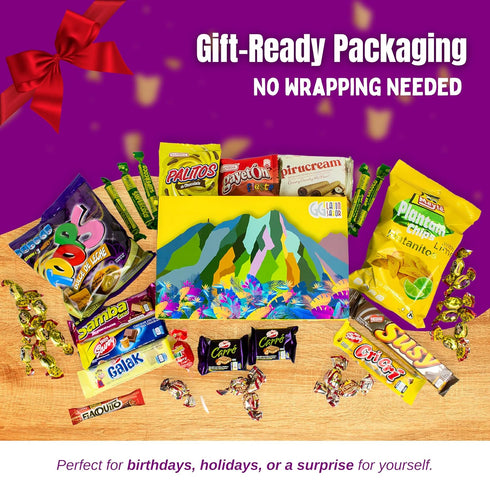 Pack Cocosette Venezuelan Candy Box Variety Authentic Sweets & Snacks with Pirucream & | Classic