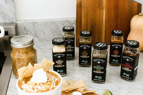 2.8 3 Count Watkins Gourmet Organic Spice Jar, Onion Powder, Ounce Jar