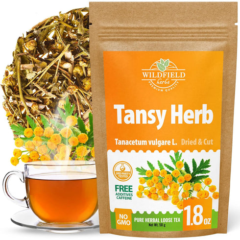 1.8 oz. Pishma Tea Tansy Flowers Herbal Tea (Tanacetum Vulgare L.) -