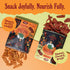Pack 2 oz (2-Pack) Bangkok Bites Vegan Jerky Variety (Thai BBQ + Pad Thai), Real Ingredients, High-Protein, Low Fat