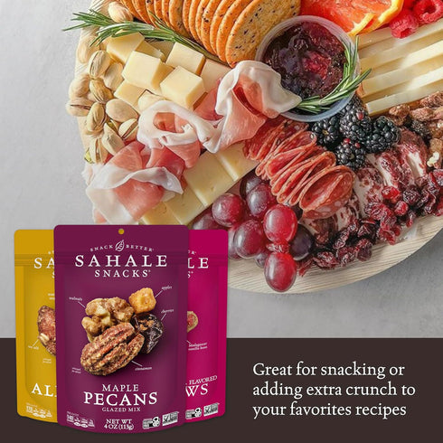 Pack, 4 (Pack 6) Sahale Snacks Glazed Nut Mix Variety Ounces