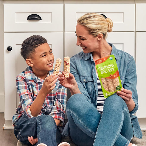 (4 Packs 6) Friendly Grains - Crunchy Rollers - Organic Crispy Puffed Rice Rolls, Healthy for Adults and Kids - Variety