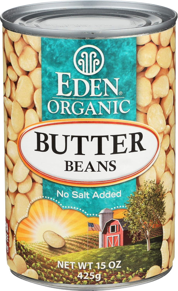 Eden Butter Beans, 15 Ounces