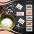Perfect Stix Salt and Pepper Packets - 200 Packets Combo, 100 of Each