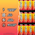 12-Pack, 16oz 200mg GHOST Energy Drink - Strawbango, - Energy & Focus & No Artificial Colors - of Natural Caffeine