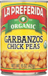 LA PREFERIDA BEAN CHICK PEA ORG 15OZ