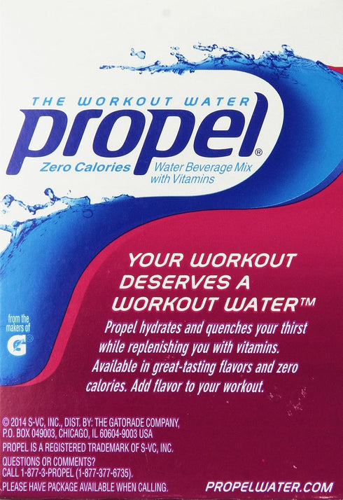Propel Zero Powdered Beverage Mix, Berry, 10-Count