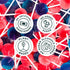 SmartSweets Lollipops - 3oz, Blue Raspberry & Watermelon Flavors, Low Sugar Hard Candy