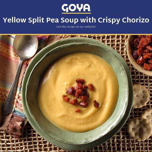 Pack 2 (16 oz Goya Yellow Split Peas, Dry, Pantry Staple, of Cans)