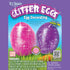 Set Vibrant Easter Egg Glitter Decorating