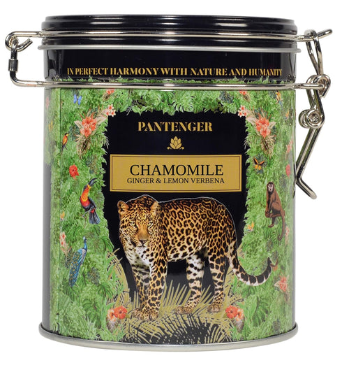 Organic German Chamomile & Ginger Herbal Tea - Loose Leaf Tea, 40 Servings, Calming and Digestive Caffeine Free