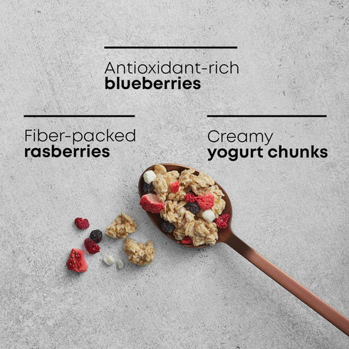 Summer 11 (Pack 3) Nature's Path Organic Gluten Free Berries Granola, Ounce