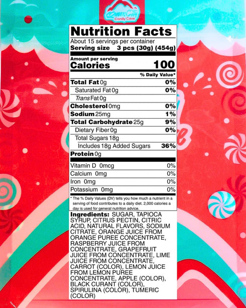 Gummies (1 Bright Sunkiss Fruit Gems, Individually Wrapped Sugar Dusted Soft Gel Candy, Fruit Slice Flavored Jelly by