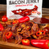 12g (2 Sriracha Flavored Bacon Jerky, Protein Per Bag, Tender & Easy to Chew Fully Cooked Bacon, USA Made, High Protein