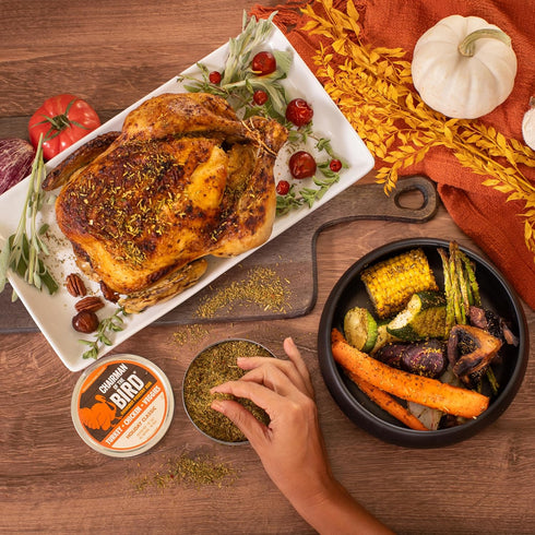 Chairman of the Bird Gourmet Turkey Rub Seasoning – Citrus-Herb Spice Blend, 2oz Fresh-Sealed Pouch