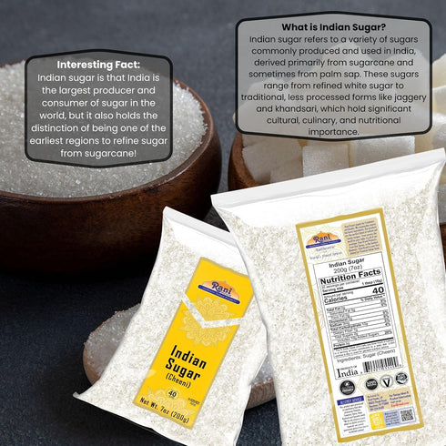 7oz (200g) Rani Indian Sugar Khand (Khandsari) ~ All Natural | Gluten Friendly | Vegan | NON-GMO | Kosher | Indian