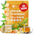 FreshDrinkUS, Premium 135 Ginger Turmeric Tea Bags, 100% Natural Ingredients, Hand-made Blend