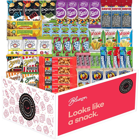 Pack Package (50 Count) Gluten Free Snacks Variety - Healthy Snack Box Care - Bulk Assortment