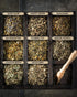 8 Pack, 1 LB Set Gardenika Organic Loose Leaf Tea Sampler Herbal and Naturally Caffeine-Free - Ayurvedic Assortment