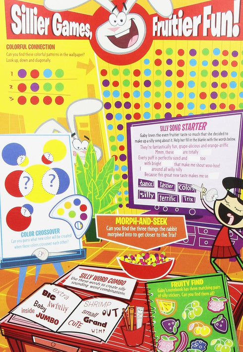 22.7 oz Trix Cereal Box