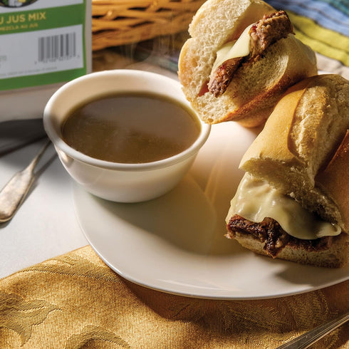 6 lb 6 Spice Classics Au Jus Mix, - One Pound Container of Au Jus Gravy Mix, Best for Bulk Preparation, Use to Heighten