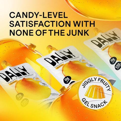 10 10-Calorie, Immune Dally Mango Drinkable Konjac Jelly Pouches | Healthy Keto, Gluten Free, Sugar Free Korean Fruit