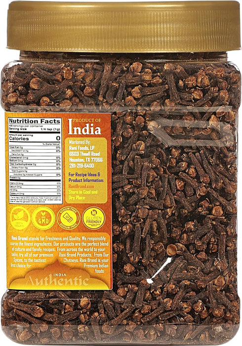 Rani Cloves Whole (Laung) 14oz (400g), Great for Food, Tea, Pomander Balls, Hand Selected, All Natural, Kosher, Vegan