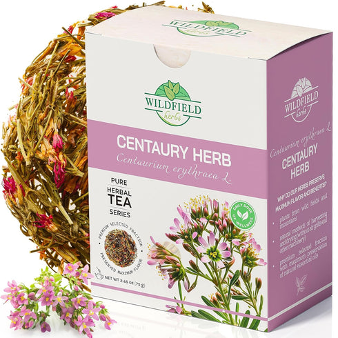 3 oz. Dried Centaury Herb Tea (Centaurium erythraea L.) - 75g Herbal Tea