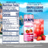 0g 24-Pack Sanpellegrino Soda Italiana Strawberry Crema Italian Sparkling Drink, Added Sugar, Real Fruit Juice, Italian